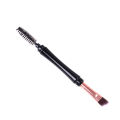 Dual Ended Angled Eyebrow Brush and Spoolie Brush Eyelash Brushes with Cover SUPER BABY. 