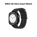 X8 Ultra Smart Watch 49 mm - Ocean Straps - Space Gold Dail - Full Screen HD Display - Bluetooth Calling - Latest Model - All Sports Mode - Long Battery Life. 