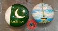 Fridge Magnets . Pakistani Monuments . set of 2 souvenirs .Handmade. 