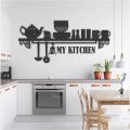 Black MDF Wooden Kitchen Wall Art Decor | Modern Rustic Farmhouse Kitchen Wall Hanging | Moisture-Resistant A4 Size & Customizable Design | Personalized Home Decoration, DiniKitchen wall accessories | Wall decorations Items Home decorations Items wall Art. 