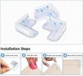 Silicone Table Corner Protector for Kids Safety Table Corner Covers for Glass Table - Baby Safety Equipment. 