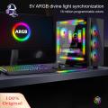 Grebest Motherboard Light Strip 5V ARGB Sync RGB PC Case LED Light Strip. 