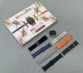 M200 Ultra 2 - 7 IN 1 SmartWatch with charging cable and straps 49 mm display - 2.1 Inch Full HD Screen Series 8 - Wireless Charging - 7 Straps - Waterproof - Smart Watch. 