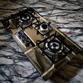 Zee Premium Quality 3 Heavy Burner Heavy Square Grill Stainless Steel Hob STOVE. 