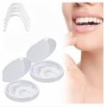 Snap On Smile Teeth Braces Invisible Veneer Aligner Natural White Cosmetic Teeth Cover Transparent Dental Veneer Perfect Smile Teeth Corrector and Instant Gap Filler. 