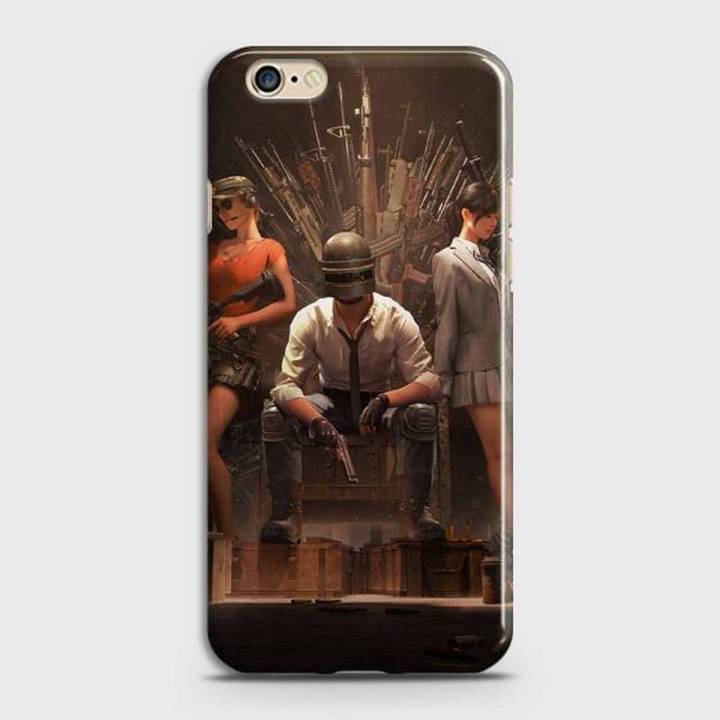Oppo A57 Cover Pubg PlayerUnknown's Battlegrounds Hard Cover- Design 6 Case