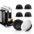 Aluminum Coffee Lid,for Nespresso Vertuoline Coffee Capsule Sticker Refilling Coffee Capsule Self Adhesive 50Pcs. 