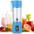 Portable blender Personal 6 Blades Juicer Cup Household Fruit Mixer,With Magnetic Secure Switch, USB Charger Cable 380ML. 