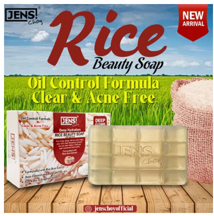 Jens Born to Glow Whitening Rice Face Soap – 100g | Brightening ...