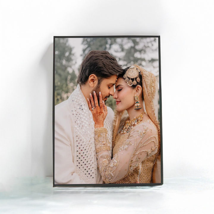 Customizable Photo Frame with HD Print Lamination 4x6 to 12x18