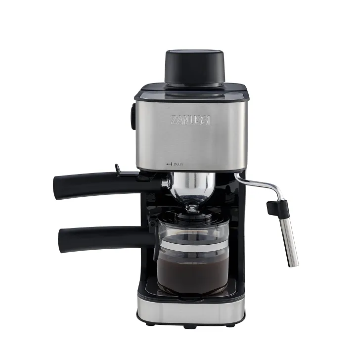Zanussi%20ZES-485%20Espresso%20/%20Cappuccino%20Maker%20(0.24%20L%20/%204%20Cups)%20-%20Black/Stainless%20Steel%20Electric%20Coffee%20Maker/Commercial%20Coffee%20Machine,%20Instant%20Milk%20Frother,%20Fancy%20Coffee%20Maker%20-%20Image%202