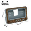 Mobile Phone Holder Retro Tv-shaped Phone Stand Portable Universal Desktop Holder less Than Practical Phone Stand. 