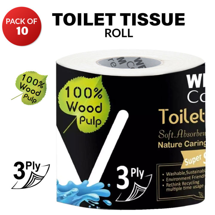 (Pack%20of%2010)%20WBM%20Toilet%20Tissue%20Roll%20-%203%20PLY%20%20%7C%20Super%20Abosrbent%20Toilet%20Paper%20Roll%20(230s)%20-%20Image%203