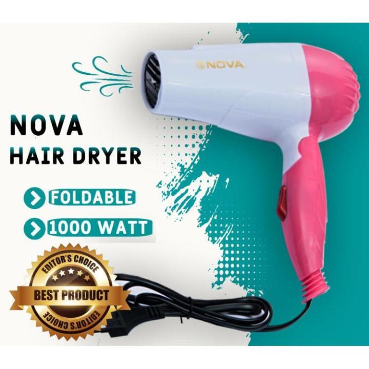 Professional foldable hair dryer machine for girls/men/women comes with speeds fashion hair style machine portable 1000 watt hair dryer machine easy to carry machine low power consumption hair dryer