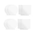 2mm Acrylic Sheet Clear for LED Light Base Signs DIY Display 6 Pcs. 