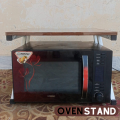 Multipurpose Kitchen Oven Stand Rack 22x15.5 Inches Durable Metal Shelf for Microwave and Appliances. 