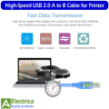 High-Speed USB 2.0 A to B Cable – Compatible with Arduino, Printer, CNC, and Scanner | Durable Data Transfer & Charging Cord – 30cm, 3m, 5m Options by Electrica. 