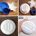 10 Pack Plate Hangers, 6 Inch Wall Plate Hangers and 10 Pack Wall Hooks, Compatible 5 To 7 Inch Decorative Plates, Antique China, Antique Plates and Art. 