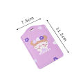 Cartoon Access Control Card Holder Lanyard ID Work Permit Protective Cover. 