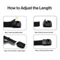 Men's Imported  Easy Adjustable Breathable Nylon Fabric Casual Belt With Buckle for boys and men in 5 colors. 