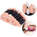 Luxury 【2025 Version】 Tool Makeup Bulk Double Sided Eyeshadow Disposable Batch/100 Pieces Wholesale Mini Portable Brush Sponge Eyeshadow Applicator. 