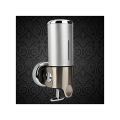 Head Soap Wall Dispenser - 500ml - White & Silver. 