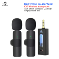 Original K35 Wireless Microphone~ Single/Dual Collar Mic for Mobile Phone, Camera, YouTube, Audio/Video Recording, Vlogging and Live Streaming ~ Compatible with Android (3.5mm Jack)  ~ Lavalier Microphone by TechDepot. 