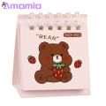 Amamia Standing Flip Calendar Cute 2023 Small Stand Up Desk Calendar. 