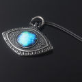 MIDY Game Bloodborne Cosmic Eye Necklaces Crow Hunter Wheel Hunter Badge Pendant Necklace Men Women Fans Cosplay Jewelry Gift. 