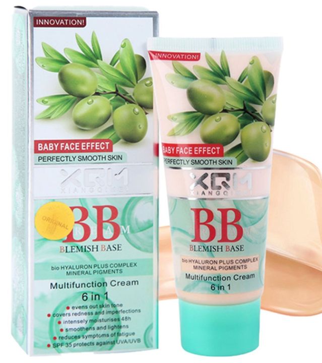 XQM%20BB%20Blemish%20Olive%20-%20Apricot%20-%20Lavender%20Base%20Cream,%206in1%20Multifunction%20Cream%2065ml%20-%20Image%202