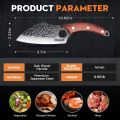 Original Made In Japan Huusk Knives, Hand Forged Meat Cleaver Butcher Knife for Meat Cutting, Japanese Kitchen Viking Knife with Sheath, Cooking Knife for Kitchen and Outdoor Camping, Thanksgiving. 