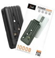 J CELL power bank 10000 MAH-Fast charging power bank-power bank-Portable power bank-Universal power bank charger-10000mah power bank-Mini power bank-I phone power bank-Android power bank-Smart fast charging supported power bank. 