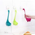 Soup Ladle,Dinosaur Cute Long Handle Soup Spoons, Standing Plastic Spoons, Generic Cartoon Dinosaur Soup Ladle Loch Ness Monster Design Utensil Spoon. 