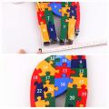 Elloapic Wooden Giraffe 3D Puzzle Children's Toys Preschool Enlightenment Early Learning 26 English ABC Letters and Numbers Alphanumeric Cognition Puzzle. 
