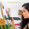 220V 300W Hot Air Heat Gun - Handheld Mini Electric Heat Tool Sealer, Multi-Function Portable Blower for DIY Craft Embossing, Shrink Wrapping, and Clay Craft. 