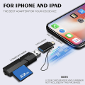 iPHONE OTG Adapter 3.0 Lightning to USB Port  Apple Connector For ios, ipad - High SpeedUSB Female Support Connect USB Flash Drive, U Disk, for iPhone 12Pro 12 12Mini 11 Pro XS Max XR X 8 7 6s Plus-(Multi-Colored). 