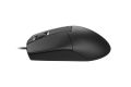 A4Tech OP-330S Wired Mouse - SILENT CLICK - 1200 DPI - For PC Laptop - Black. 