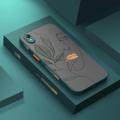 For OPPO A37 A37F NEO 9 Case With Simple artistic face Frosted Transparent Hard Casing soft Side Edge Square Silicone Cases Full Back Cover Camera New Design Phone Case Shockproof Protection Case. 