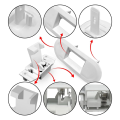 WH02X24399 Washer Lid Lock Strike and WH01X24381 Washer Lid Lock Bezel Compatible for / Top Washer Lid Lock Durable. 