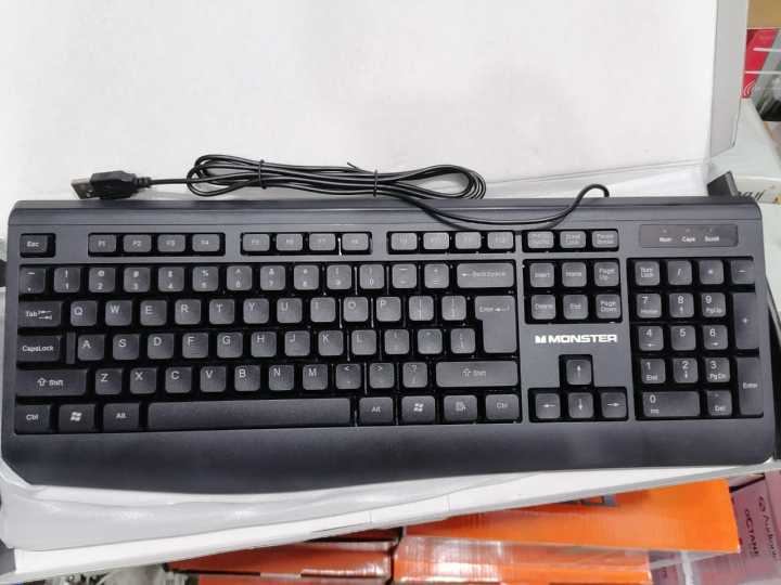 MONSTER%20Wired%20Slim%20Black%20Keyboard%20Home%20Office%20Use%20Durable%20and%20Portable%20Wire%20Keyboard%20-%20Image%203