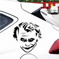 12in X 10in WHY SO SERIOUS JOKER Black Matte Car Sticker Waterproof Decal. 