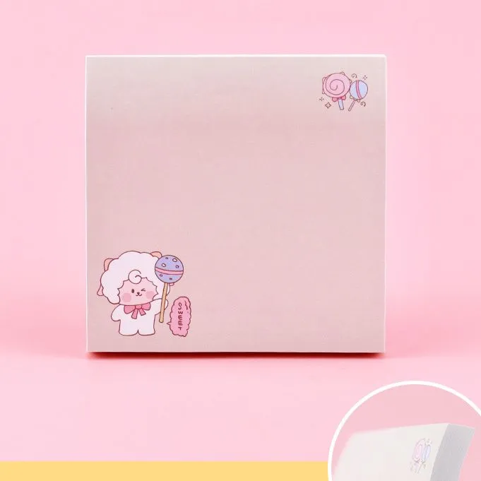 Cute Cartoon Animal Sticky Notes | Kawaii Post-it Memo Pads | 80 Sheets ...