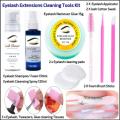 Eyelash Extension Cleaning Tool Kit Solution MultiPurpose Cleaning Spray and Foam with Cleaning Tools. 