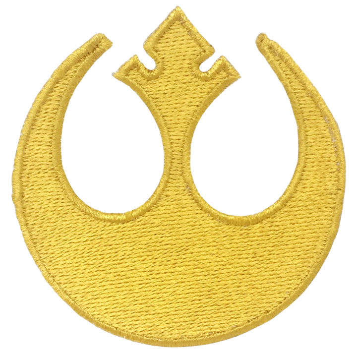 Yellow Star Wars Embroidered Iron On Patch Sew On Badge Bags Caps Jeans Jackets Applique