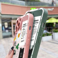 JIUMOO For Redmi 10 Case With New Design Cartoon Cute Flower Phone Case Shockproof Square Edge Softcase Pattern Silicone Casing Full Cover Angel Eye Camera Protection Cases. 