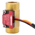 1 Piece of Yf-B1 Turbine Water Flow Sensor G1 / 2 Inch Electromagnetic Brass In-Line Hall Switch Male Thread 1-25 L/Min. 