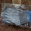 1 Pair Grey Cut Resistant Gloves Breathable Anti Cut Gloves Cut Proof Stab Resistant Stainless Steel Metal Mesh Work Butcher Gloves, handling sharp objects Outdoor Fish, Meat Knife Cutting Tackle. 