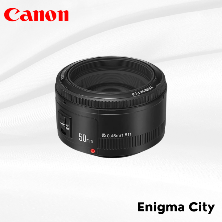 Yongnuo 50mm F1.8 Lens for Canon - Fast Prime Lens for Stunning Portraits & Low Light Photography