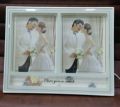 10cm X 15cm Golden LED Love Decoration Bedroom Photo Frame USB With Display Stand. 