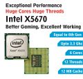Xeon Gaming PC, intel 6 Core X5670 Processor, 16GB RAM, 128SSD, 500GB HDD, GTX 750ti 2GB Graphics Card, Boost ARGB Side Glass Case 500 Watts 80 Plus PSU. 